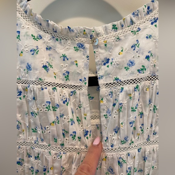 NWOT RAILS Filomena Top Bluebell Eyelet size Medium - Picture 12 of 12